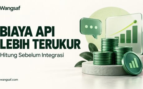 Ilustrasi biaya WhatsApp API dengan token dan grafik penggunaan